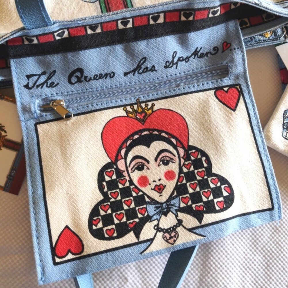 Brighton "In Love We Trust" Canvas Tote Bag & 2 Matching Pouches Bundle, NWT - Picture 3 of 8